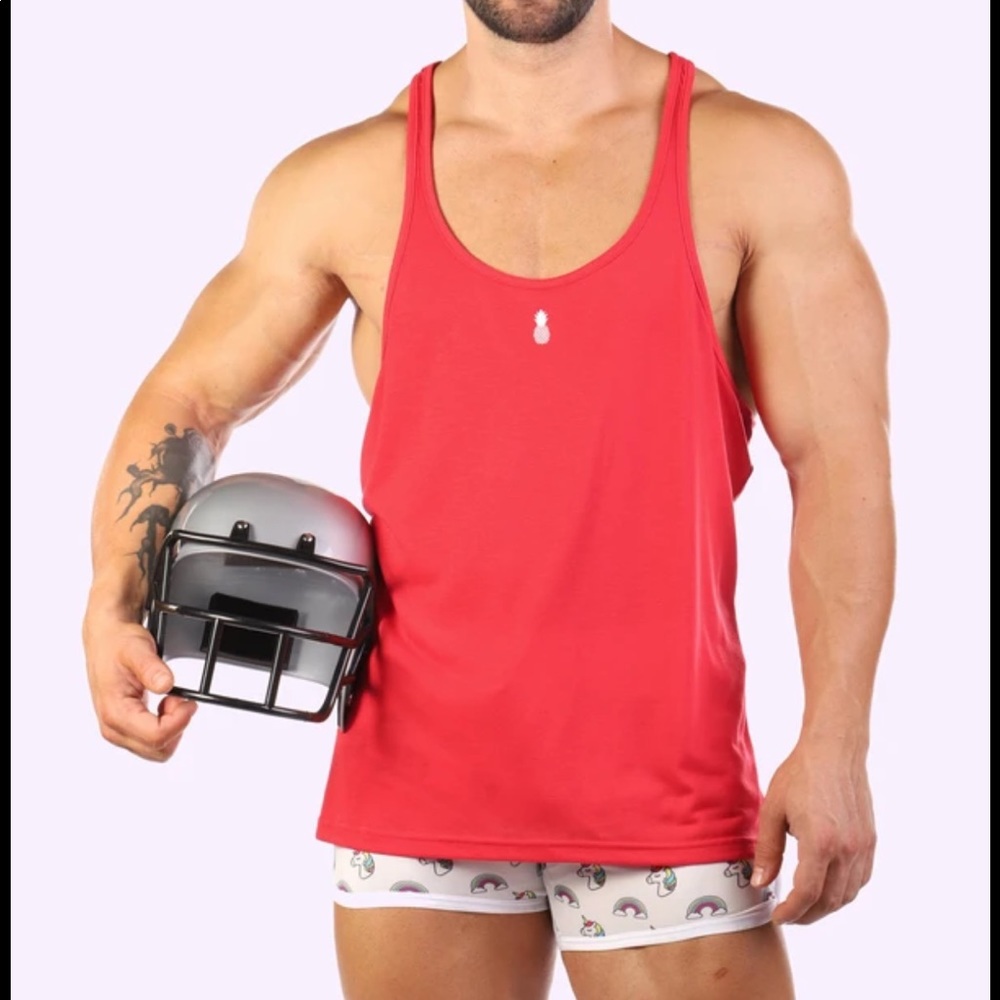COPY - JJ Malibu red tank top